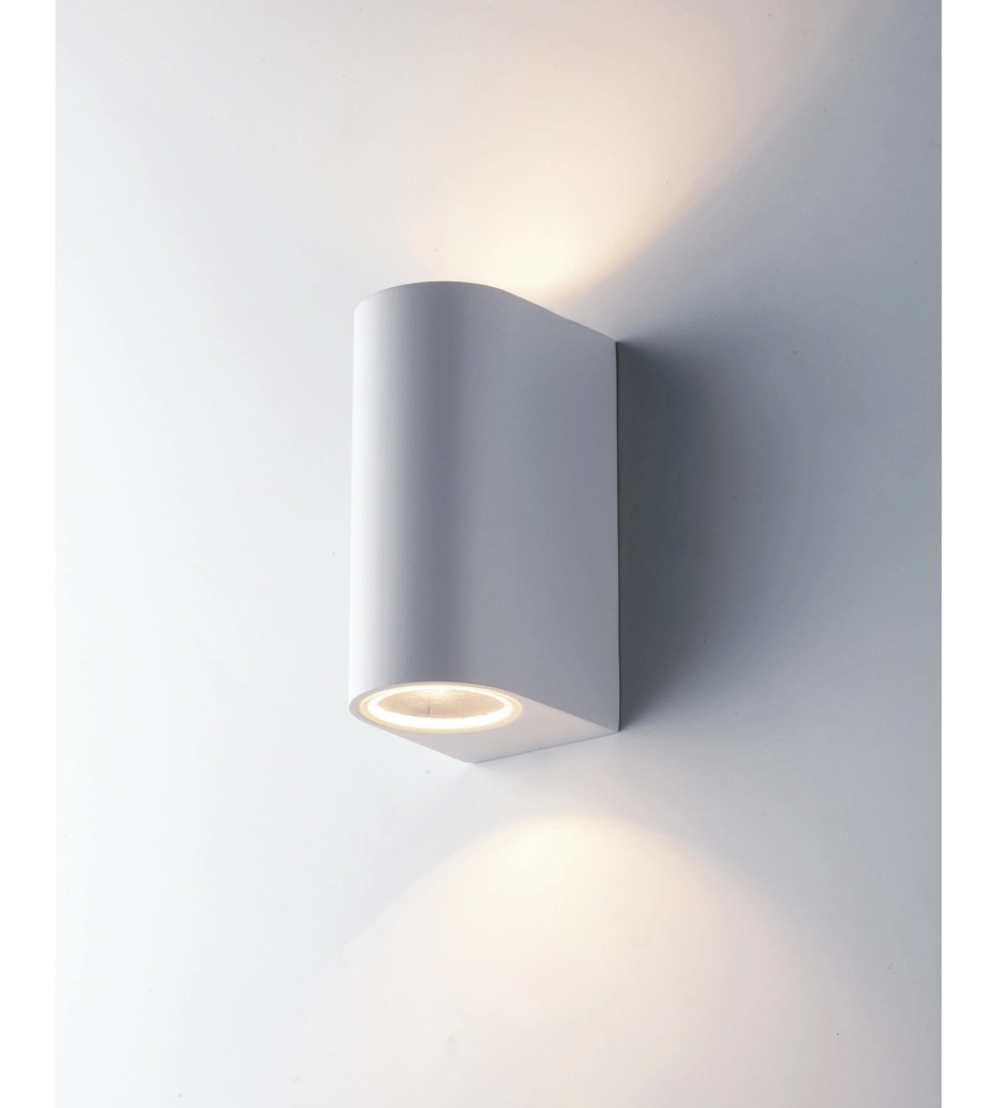 Applique "one" per esterno biemissione luminosa bianco, 35w